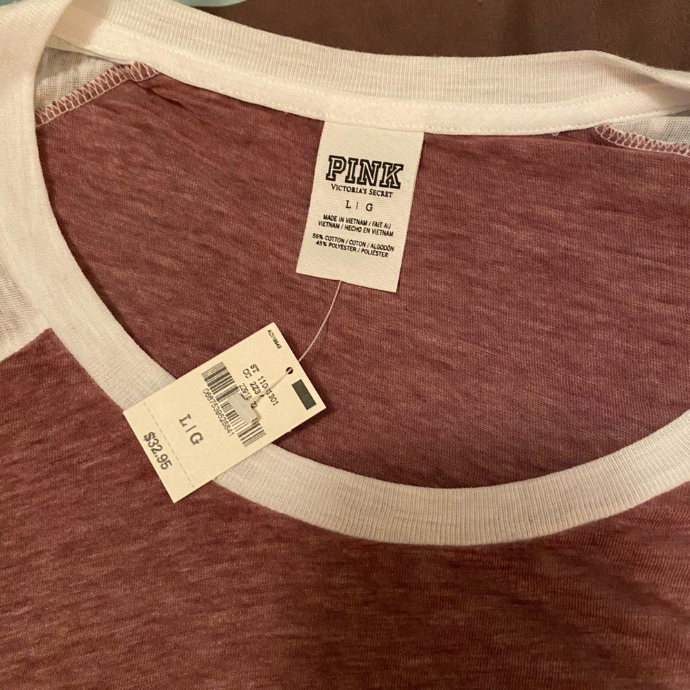 Pink t-shirt long sleeve